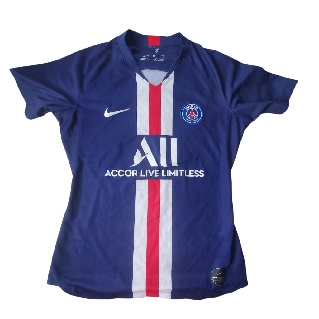 Nike Saint Germain Paris Soccer Womens Small Jersey Blue 161 Sporty Feminine